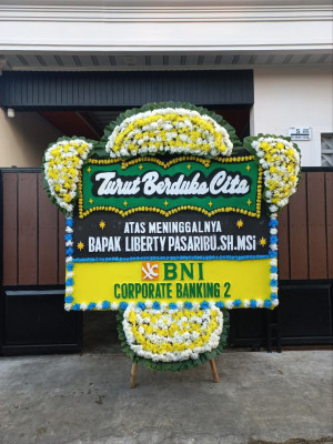Papan Bunga Duka di Singkawang Selatan