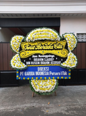 Papan Bunga Duka di Singkawang Selatan
