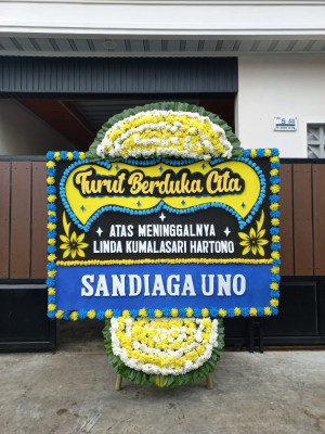 Papan Bunga Duka di Singkawang Selatan