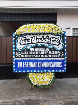Papan Bunga Duka di Singkawang Selatan